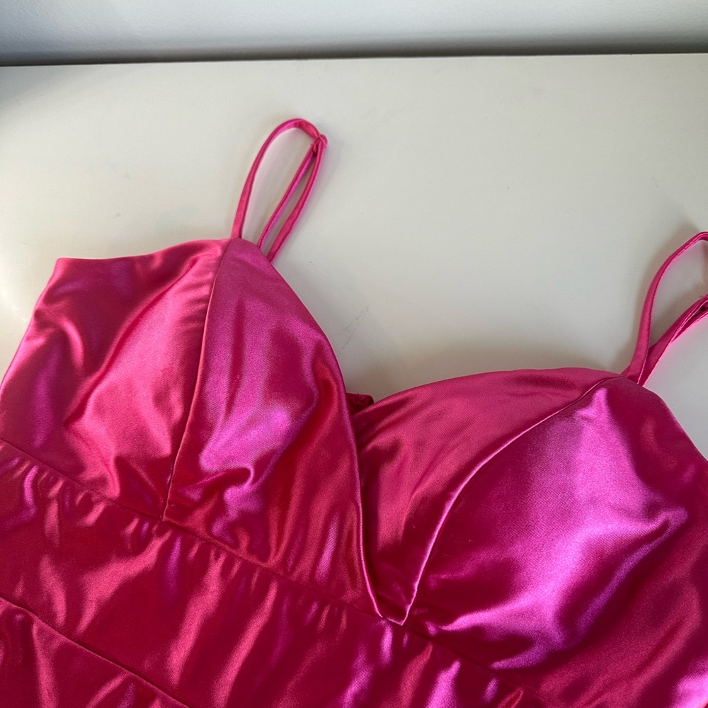 Hot Pink Mini Party Dress